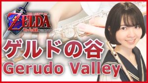 フルート多重録音【Zelda ゲルドの谷 Gerudo Valley】ゲーム音楽演奏してみた ♪Flute ensemble arrange♪