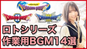 フルート多重録音【DQ ロトシリーズ作業用BGM14選】ゲーム音楽演奏してみた ♪Flute ensemble arrange♪