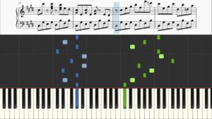 【東方】夜が降りてくる（初級アレンジ・ピアノ音ゲー風楽譜）/ @ゲーム音楽の楽譜部屋