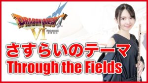 フルート多重録音【DQ6 さすらいのテーマ Through the Fields】ゲーム音楽演奏してみた ♪Flute ensemble arrange♪