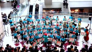 「スーパーマリオブラザーズ(Super Mario Bros.)」任天堂ゲーム音楽メドレー＜神奈川県川崎市立有馬中学校吹奏楽部@神奈川県横浜市西区＞[2022-12-11]