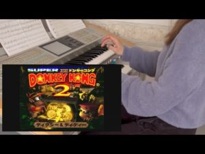【ドンキーコング2  オープニング〜タイトル】#エレクトーン#耳コピ#SFC#ゲーム音楽#弾いてみた#Davit#さきんぬ#北見