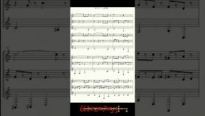 【レトロゲーム 楽譜】Wizardry 町はずれ (Edge of Town)を譜面にしてみた！Sheet music【ウィザードリィ 狂王の試練場 ゲーム音楽 BGM】#shorts