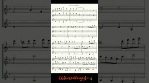 【レトロゲーム 楽譜】Wizardry OPを譜面にしてみた！Sheet music【ウィザードリィ 羽田健太郎 ゲーム音楽 BGM】#shorts