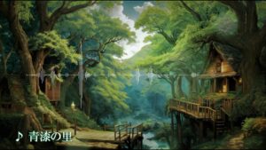 【フリーBGM】『青漆の里』ゲーム音楽、隠れ里、神秘的、ファンタジー、深い森、村、RPG