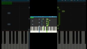 ドラゴンクエストII ♪果てしなき世界_ショート【レトロゲーム音楽】 【RetroGameMusic】 【ファミコン】 【ドラクエ】【Synthesia (シンセシア)】 #Shorts