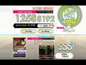 [オンゲキ bright MEMORY] Elemental Ethnic (MASTER) ABFB理論値 [外部出力]