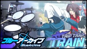 [Blue Archive OST 174] Trip-Trap-Train | Event Battle Theme (BGM on drum)