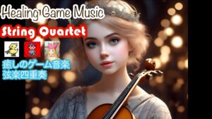 【 BGM 作業用】癒しの ゲーム音楽 弦楽四重奏  RPG Healing game music String Quartet