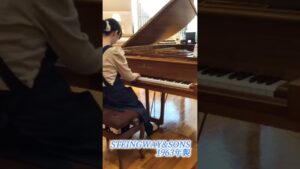 オールドスタインウェイで某ゲーム音楽弾いてみた　 #ピアノ #弾いてみた#みなとみらい